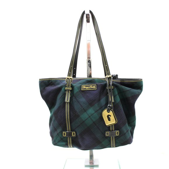 Dooney & Bourke Handbags - Dooney & Bourke Tartan Plaid Shoulder Tote